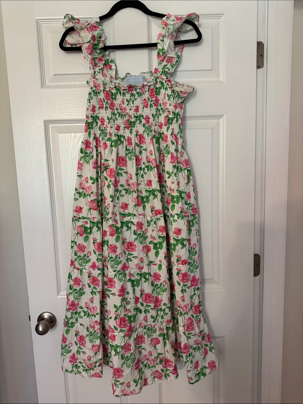 Hill House Nap Dress in Pink Roses